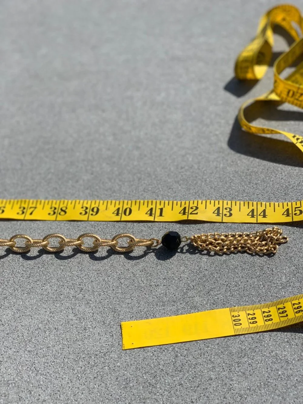 Vintage 70s Gold Hip Waist Chain Belt Bikini Body Jewelry 41 Inch Beach Festival - Picture 8 of 9